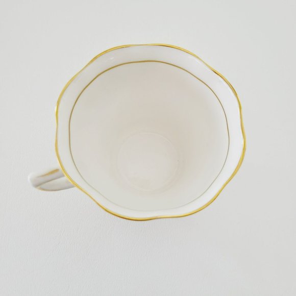 Rosina Water Lily Teacup & Saucer July Flower of the Month, Pink Black & Yellow - Picture 7 of 15